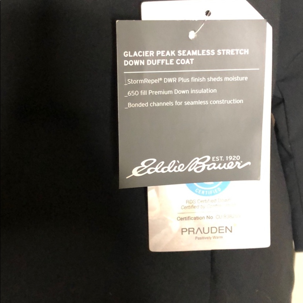 Eddie Bauer Glacier Peak Seamless Down Duffle Coat - Picture 8 of 8